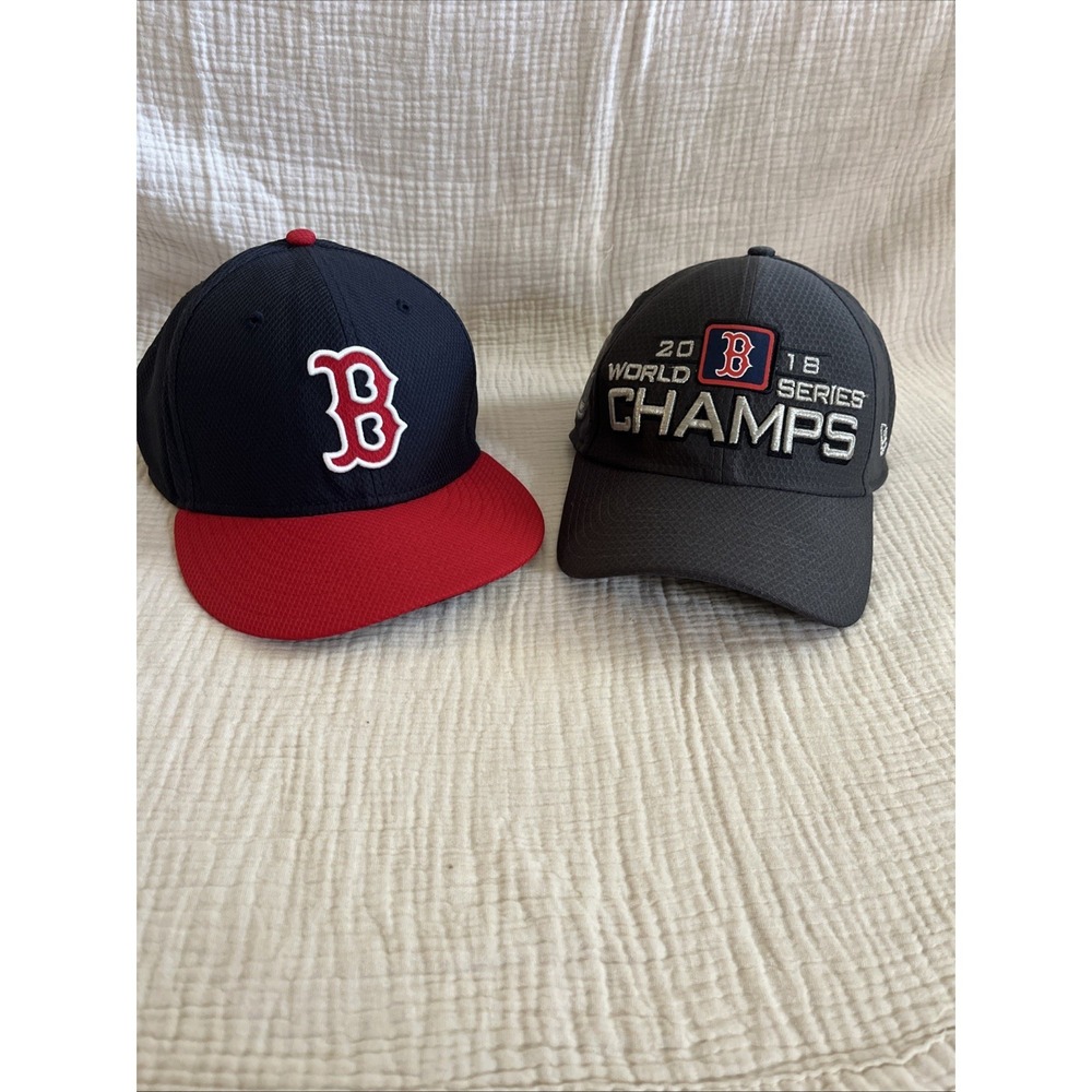 Boston Red Sox New Era 2018 World Series Champions & New Era On The Field Cap